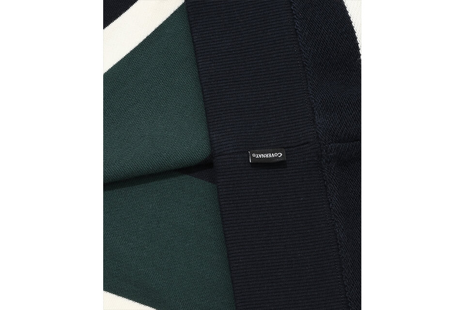 COVERNAT 21 FW Terry Stripe Sweat Shirts (11)