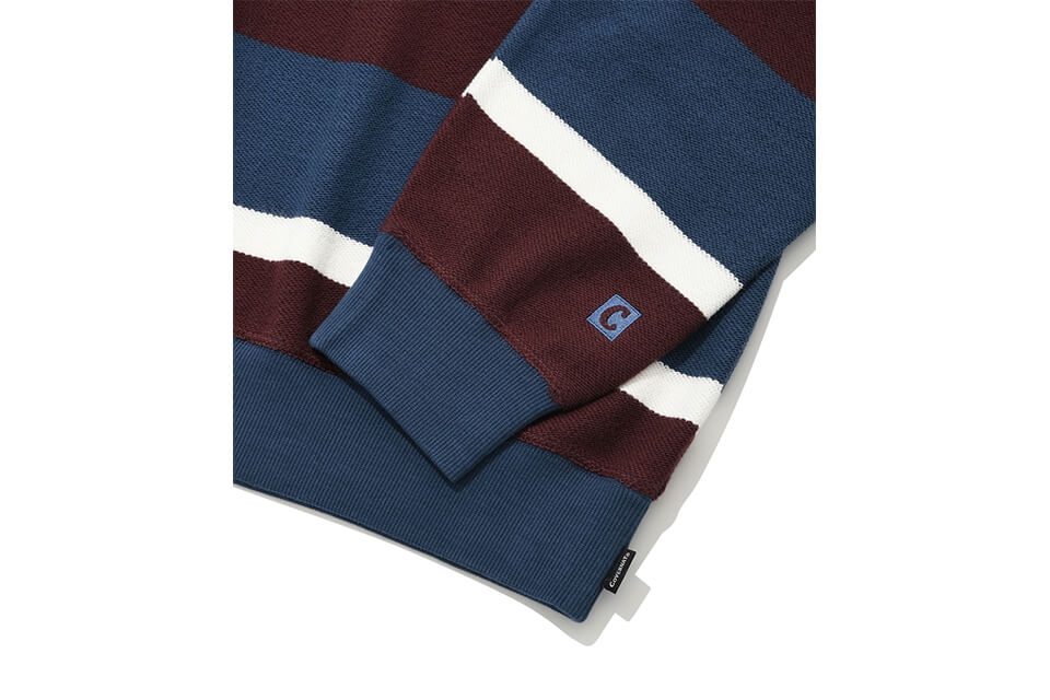 COVERNAT 21 FW Terry Stripe Sweat Shirts (16)