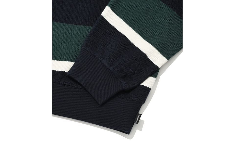 COVERNAT 21 FW Terry Stripe Sweat Shirts (9)