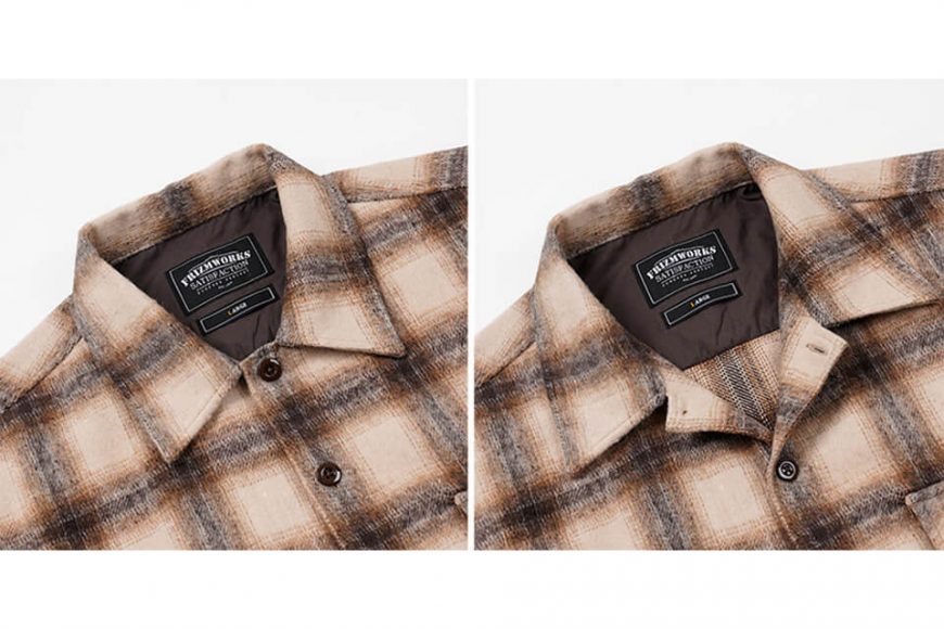 FrizmWORKS 21 FW Check Multi Pocket Shirt Jacket (8)