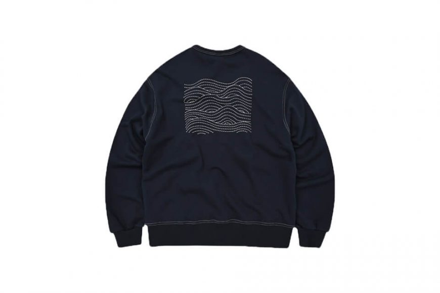 FrizmWORKS 21 FW Wave Needlework Sweatshirt (17)