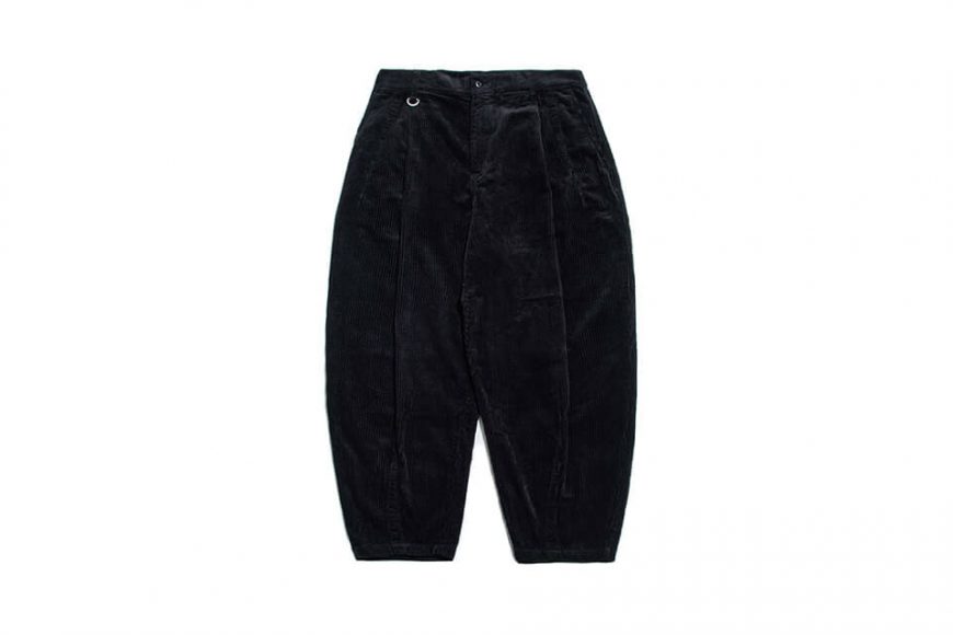 PERSEVERE 21 AW Corduroy Pleated Tapered Pants (14)