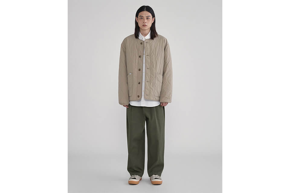COVERNAT 21 FW Ankle-Cut Cotton Balloon Pants (1)
