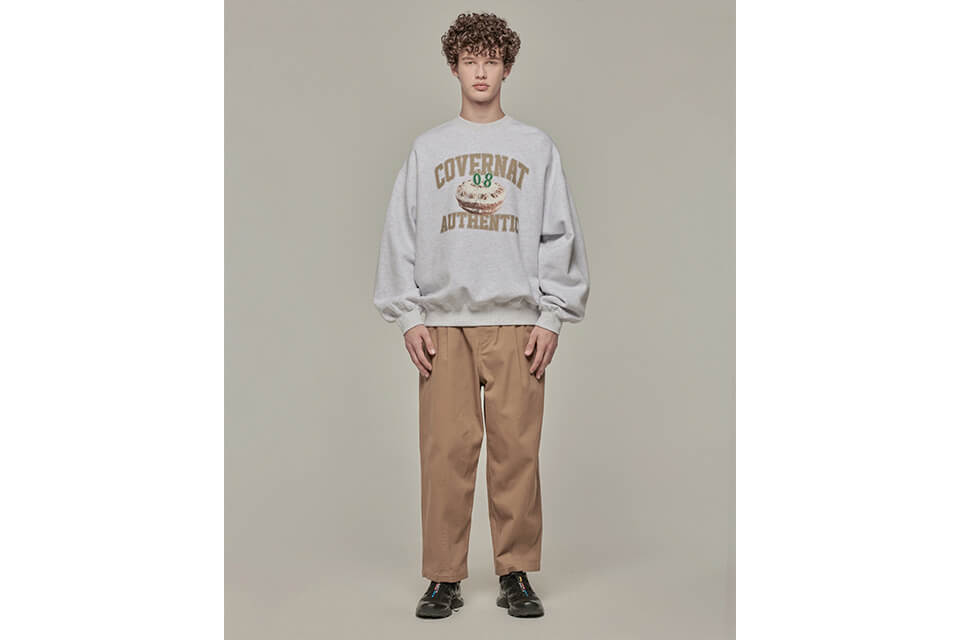 COVERNAT 21 FW Ankle-Cut Cotton Balloon Pants (4)