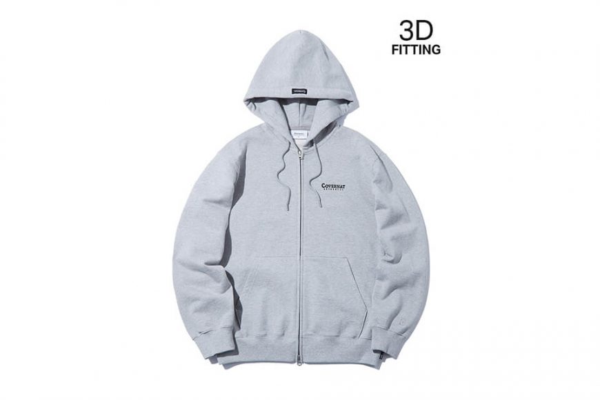 COVERNAT 21 FW Small Authentic Logo Hoodie Zip-Up (14)