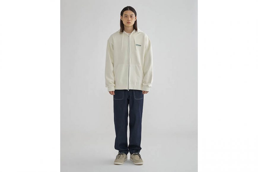 COVERNAT 21 FW Small Authentic Logo Hoodie Zip-Up (6)