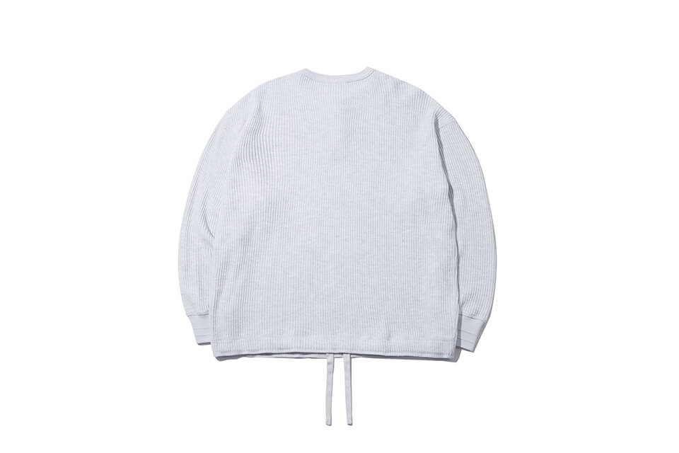 COVERNAT 21 FW Waffle Henley Neck Sweat Shirts (7)