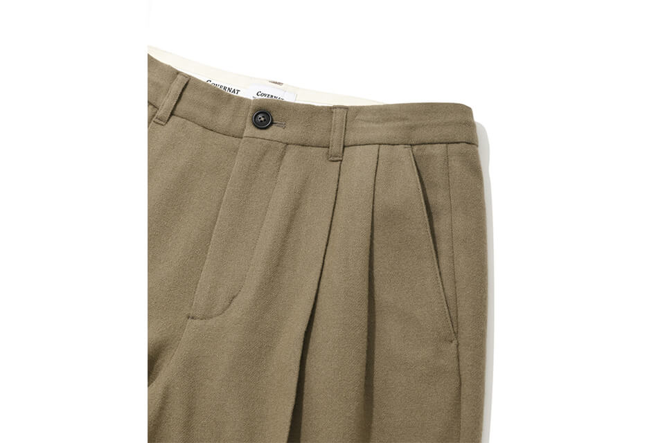 COVERNAT 21 FW Wool Confort Tapered Pants (6)