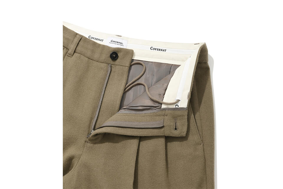 COVERNAT 21 FW Wool Confort Tapered Pants (7)