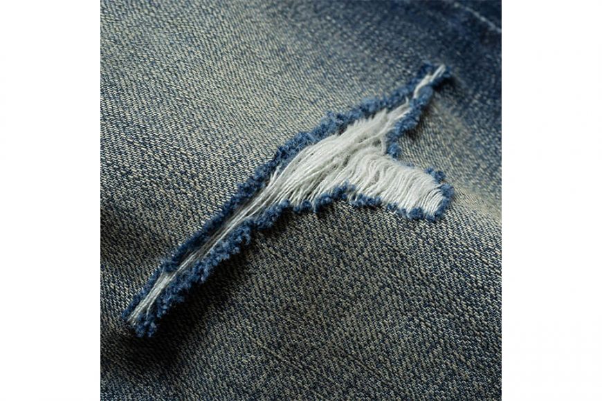 PERSEVERE 21 AW Distressed Stonewashed Denim Jeans (16)