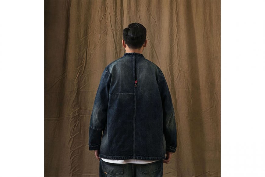 PERSEVERE 21 AW Stonewashed Tang Suit Denim Jacket (6)