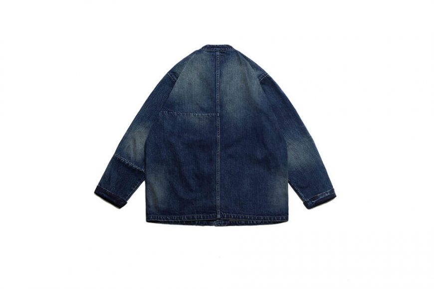 PERSEVERE 21 AW Stonewashed Tang Suit Denim Jacket (9)