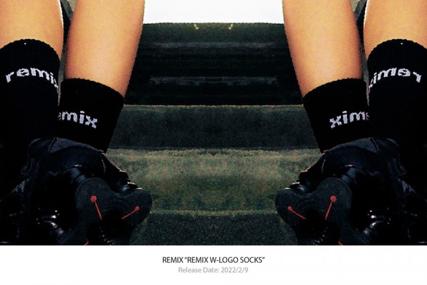 REMIX 21 AW W-Logo Socks (1)