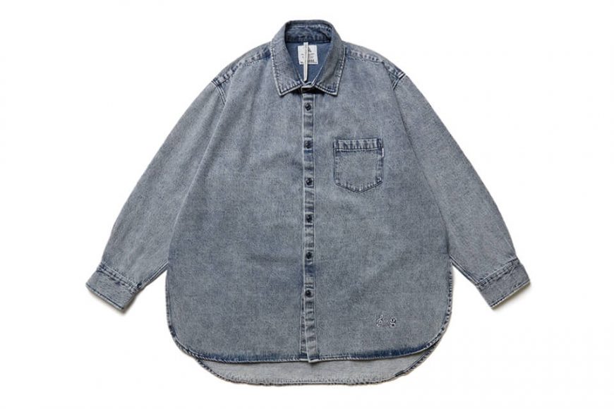 SMG 22 SS Acid Washed Oversize LS Shirt (11)