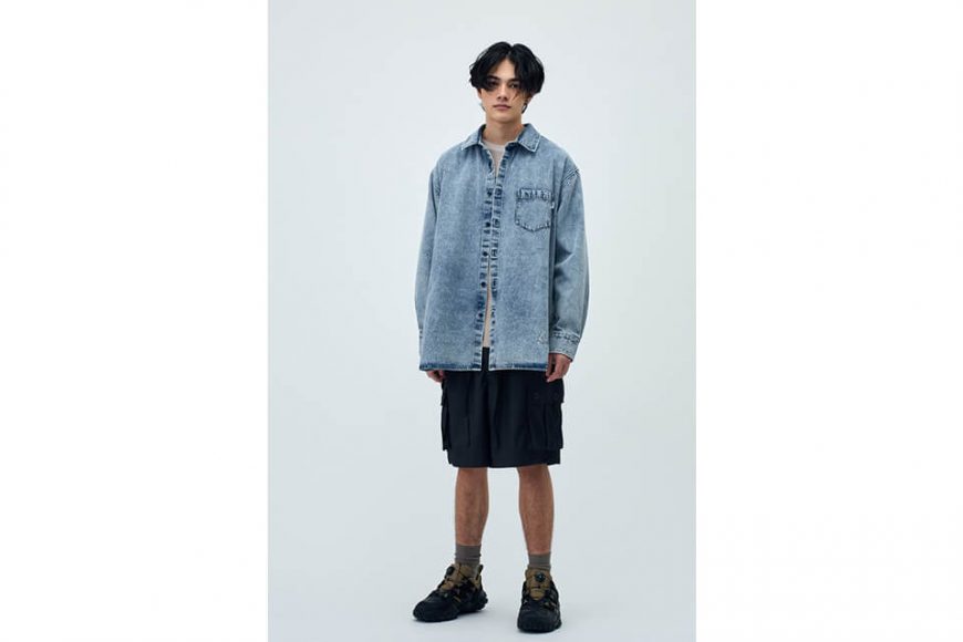 SMG 22 SS Acid Washed Oversize LS Shirt (3)