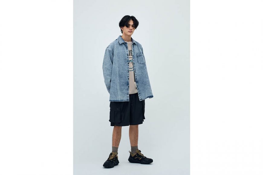 SMG 22 SS Acid Washed Oversize LS Shirt (4)