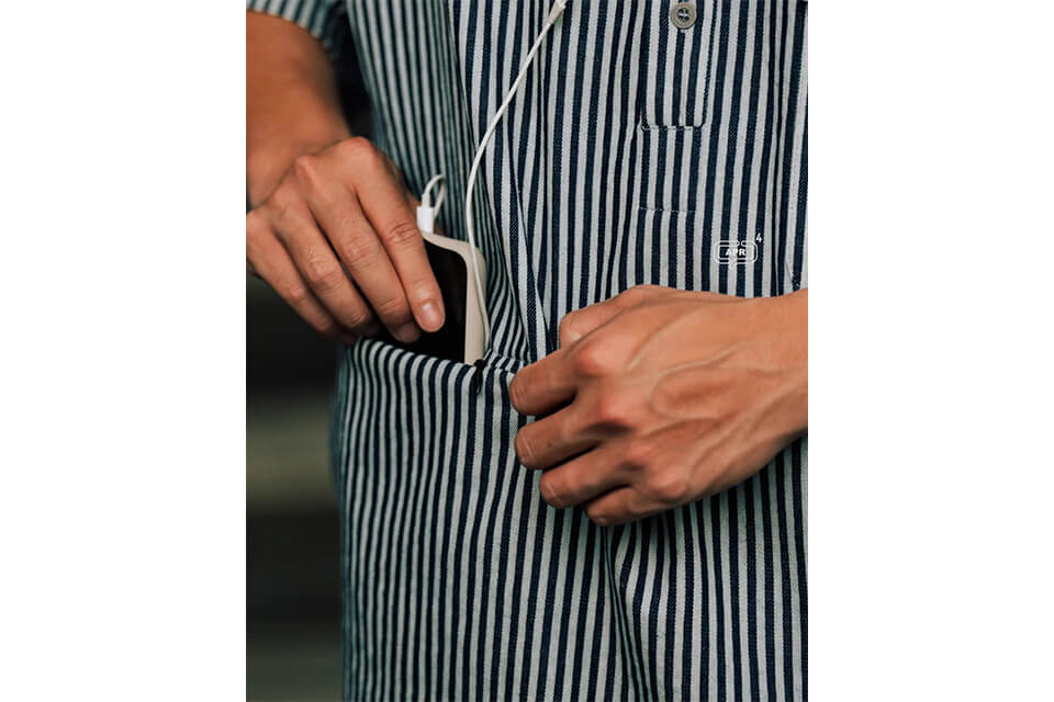 CentralPark.4PM 22 SS HS Band Collar Wind Shirt (3)