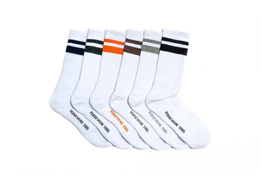 PERSEVERE 22 SS Authentic Stripe Socks (13)