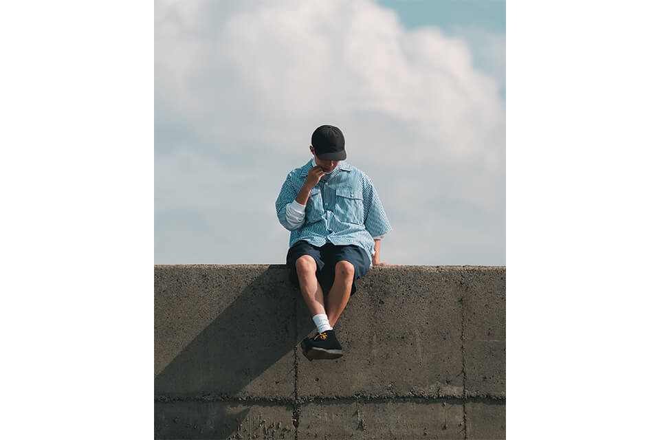 CentralPark.4PM 22 SS HS Wind Stripe Shirt (2)