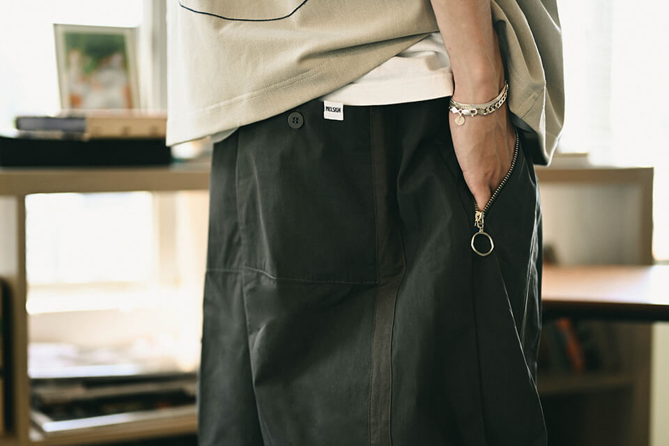 MELSIGN 22 SS Stripe Pocket Shorts (10)