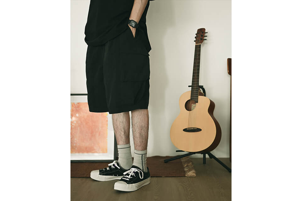 MELSIGN 22 SS Stripe Pocket Shorts (3)