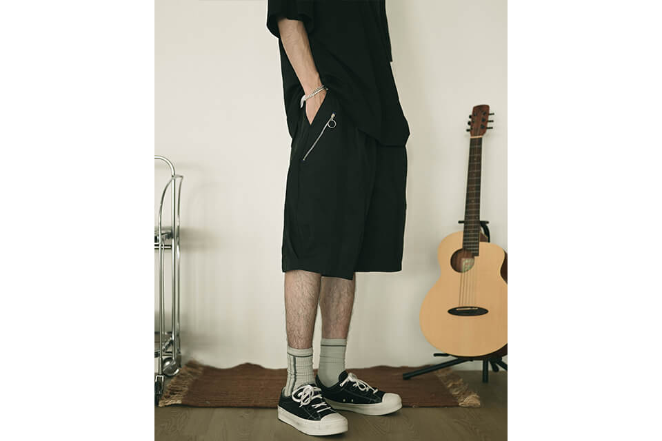 MELSIGN 22 SS Stripe Pocket Shorts (4)