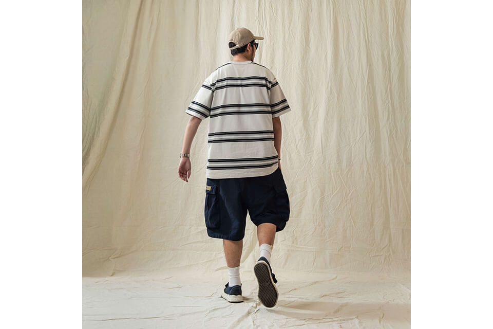 PERSEVERE 22 SS Silver Star Stripe T-Shirt (6)