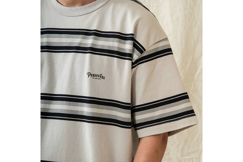 PERSEVERE 22 SS Silver Star Stripe T-Shirt (8)