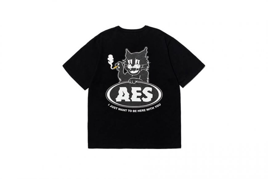 AES 22 SS Black Cats's Smoking Tee (2)
