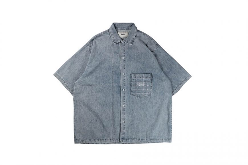 IDEALISM 22 SS Throad Denim Shirt (1)