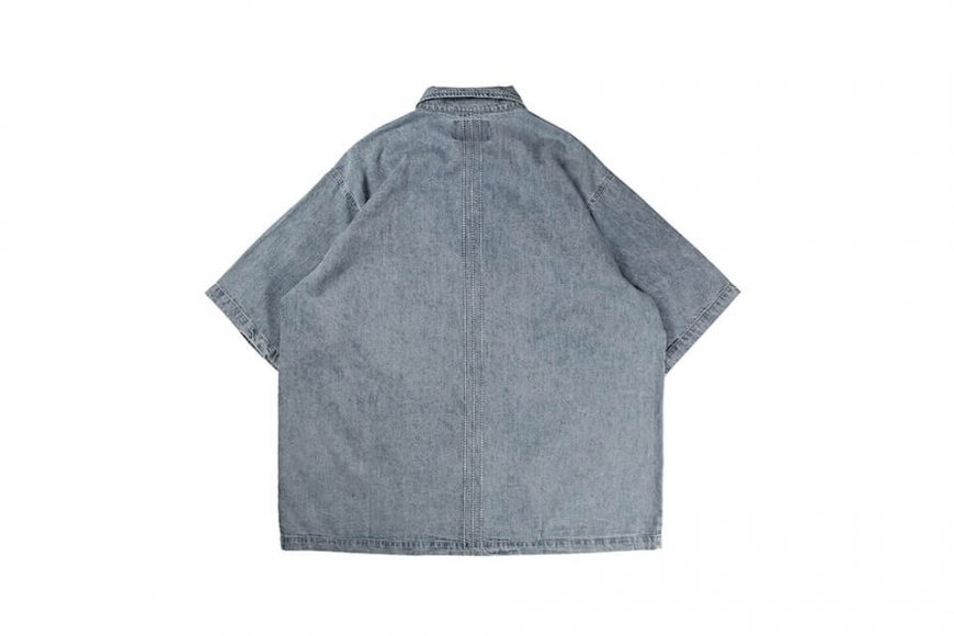 IDEALISM 22 SS Throad Denim Shirt (2)