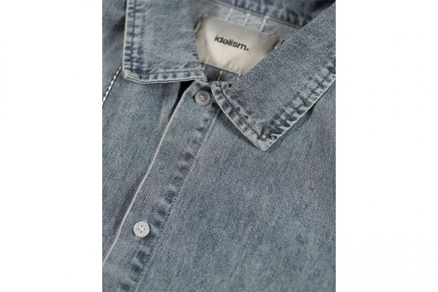 IDEALISM 22 SS Throad Denim Shirt (3)