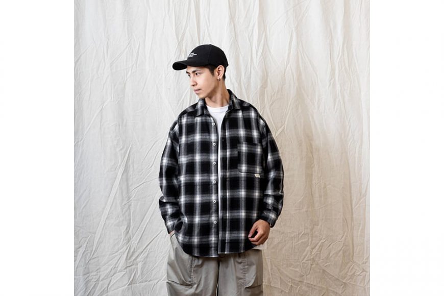 PERSEVERE 22 AW Long Sleeve Check Shirts (3)
