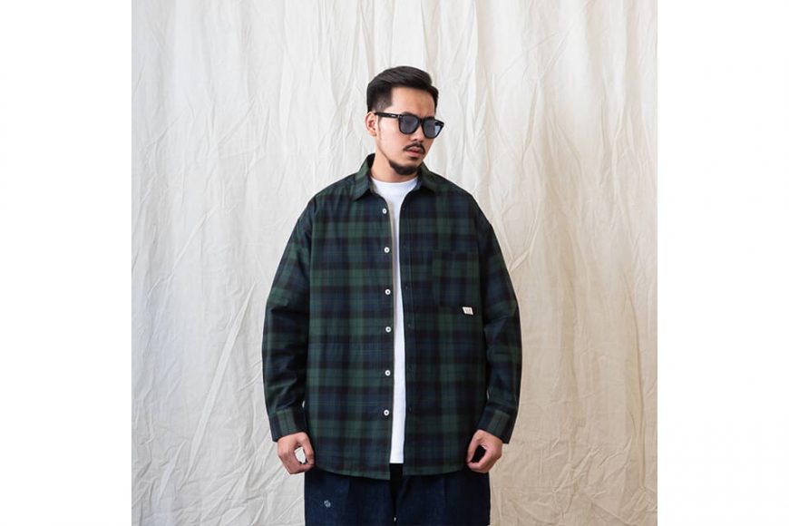 PERSEVERE 22 AW Long Sleeve Check Shirts (7)
