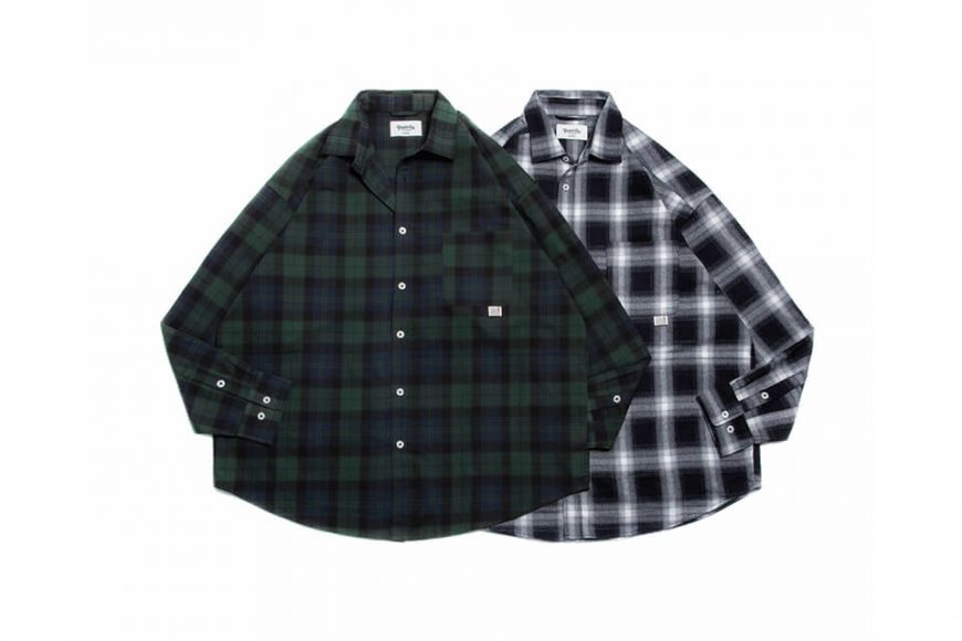 PERSEVERE 22 AW Long Sleeve Check Shirts (9)