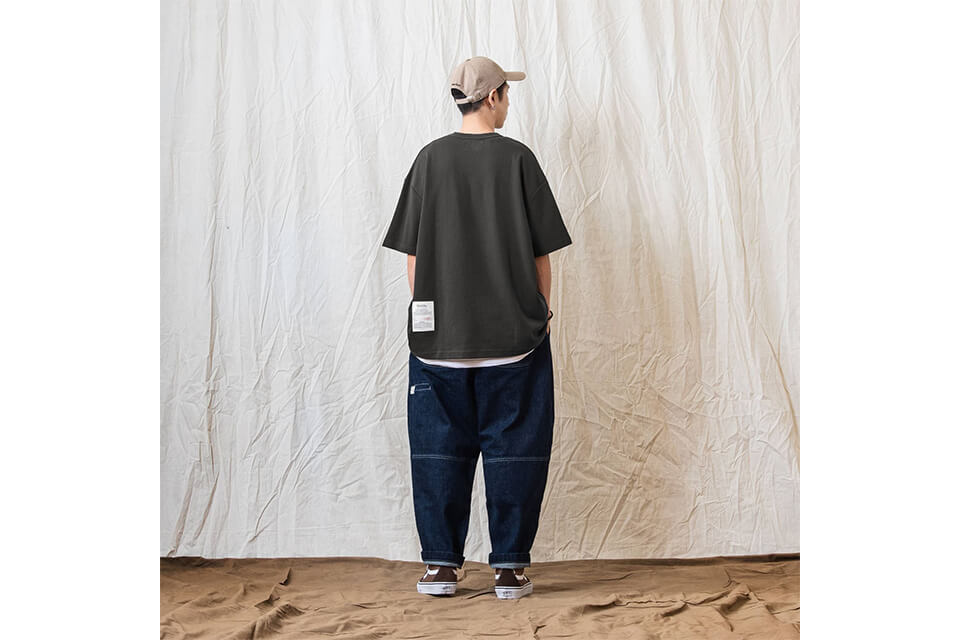 PERSEVERE 22 SS Onewash Pleated Denim Jeans (2)