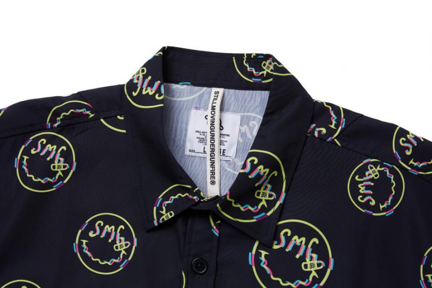 SMG 22 AW Smiley Face Pattern Shirt (7)