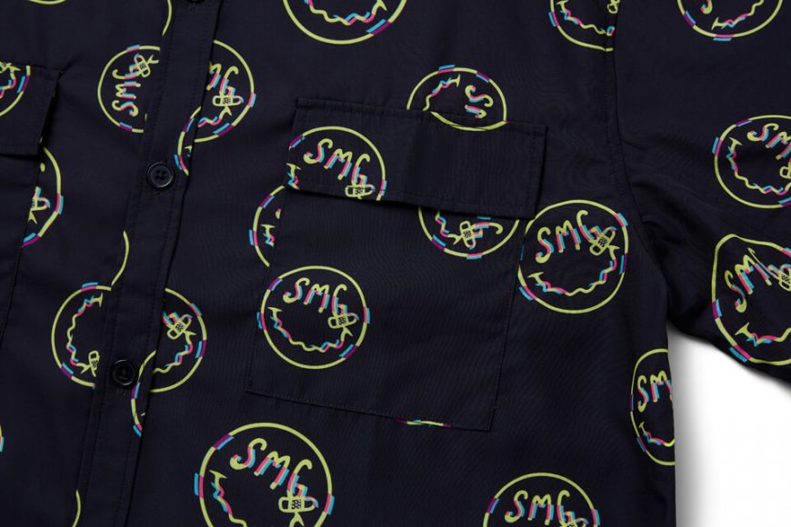 SMG 22 AW Smiley Face Pattern Shirt (8)