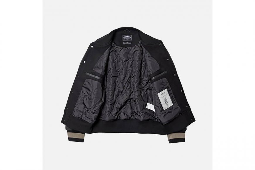 FrizmWORKS 22 FW Cowhide Leather Varsity Jacket (10)