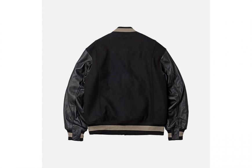 FrizmWORKS 22 FW Cowhide Leather Varsity Jacket (11)