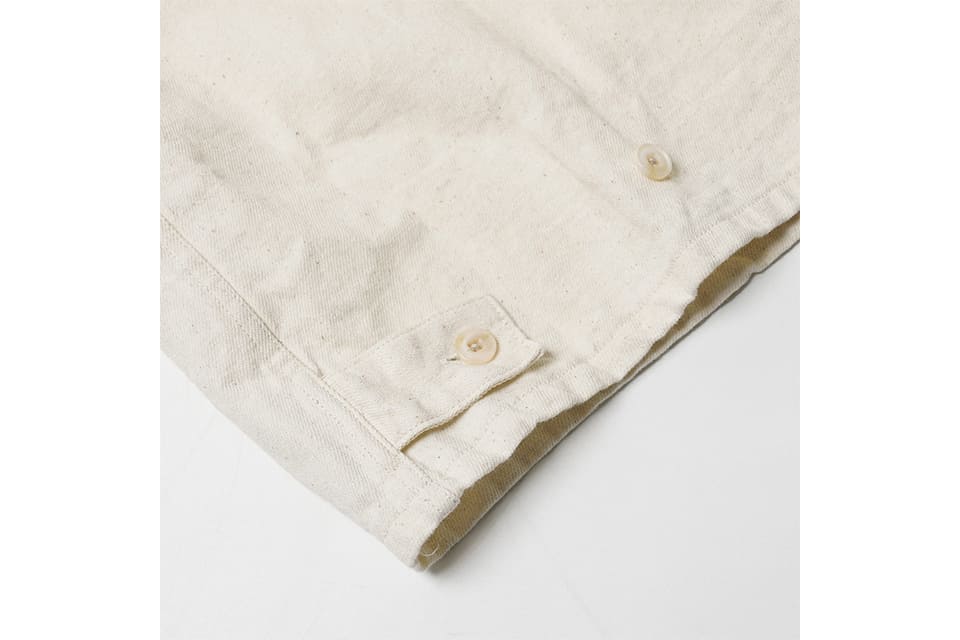FrizmWORKS 22 FW Denim Trucker Oversized Shirt (10)