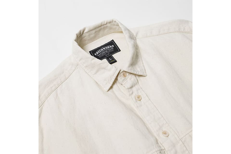 FrizmWORKS 22 FW Denim Trucker Oversized Shirt (5)