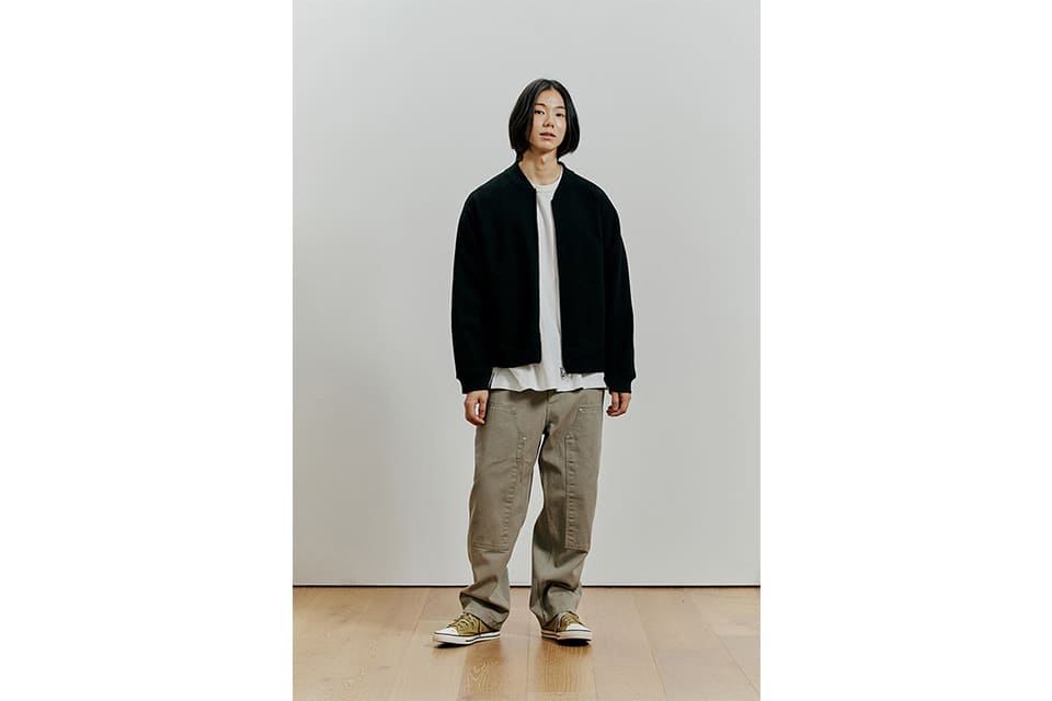 FrizmWORKS 22 FW Raglan Zip Up Sweat Cardigan (1)