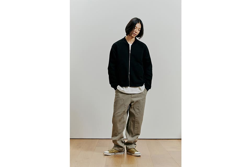 FrizmWORKS 22 FW Raglan Zip Up Sweat Cardigan (2)