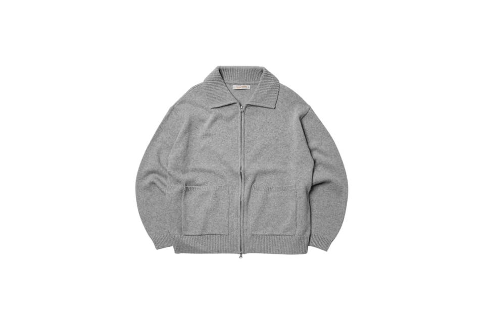 FrizmWORKS 22 FW Wool Collar Zip Up Knit Cardigan (12)