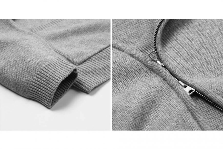 FrizmWORKS 22 FW Wool Collar Zip Up Knit Cardigan (15)