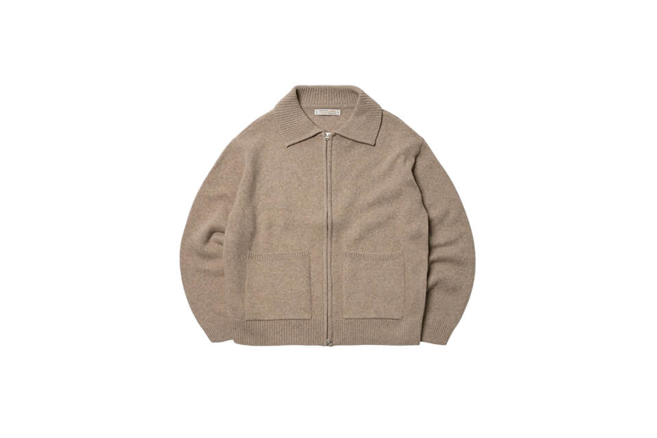 FrizmWORKS 22 FW Wool Collar Zip Up Knit Cardigan (16)