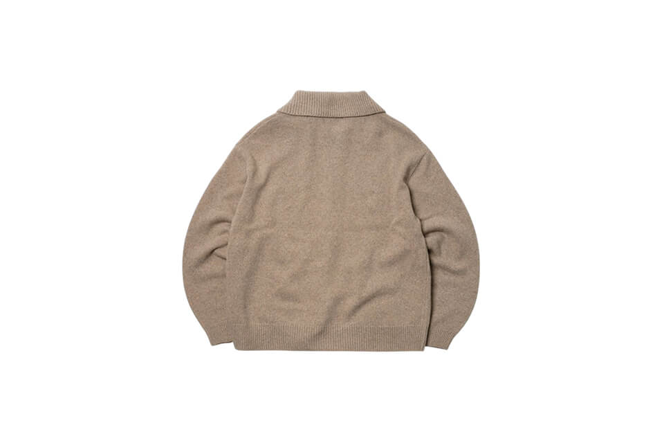 FrizmWORKS 22 FW Wool Collar Zip Up Knit Cardigan (17)