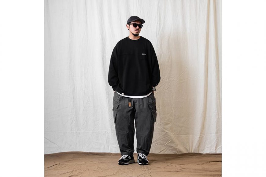 PERSEVERE 22 AW Layered Pocket Cargo Pants (5)