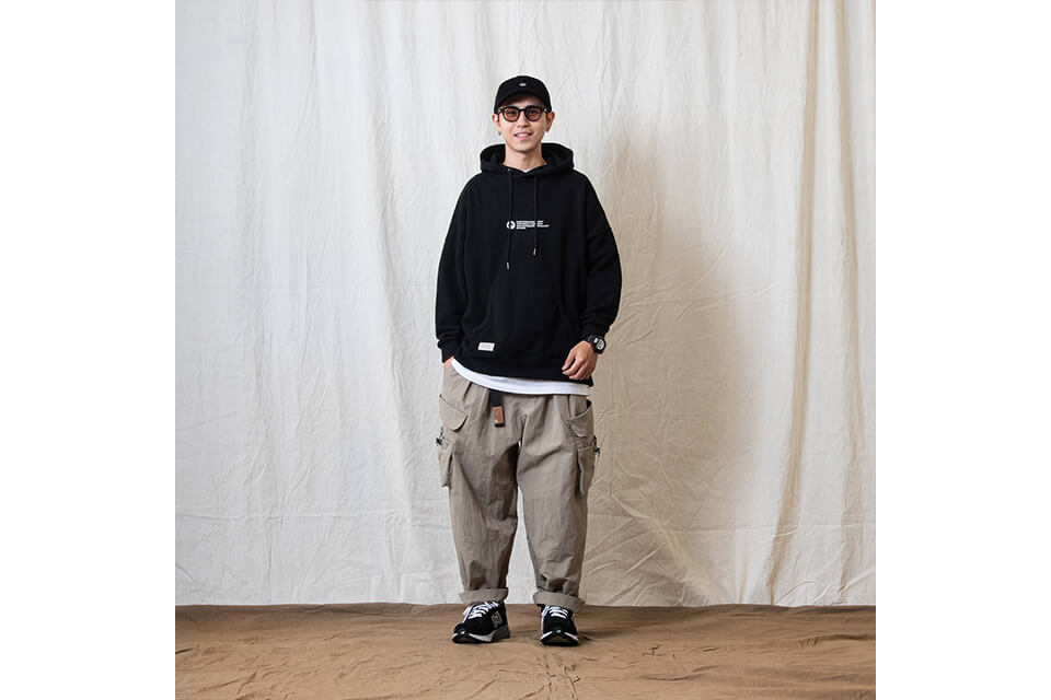 PERSEVERE 22 AW Layered Pocket Cargo Pants (9)